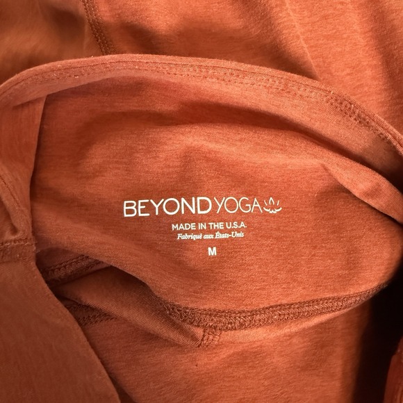 Beyond Yoga Spacedye Caught in the Midi 7/8 Leggings Warm Clay Heather Sz Med - Picture 4 of 8